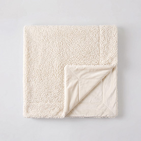 Luxurious Teddy Fleece & Microplush Reversible Throw Blanket